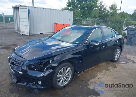 2015 Infiniti Q50 Premium z USA, uszkodzony, nr VIN JN1BV7AR9FM404984